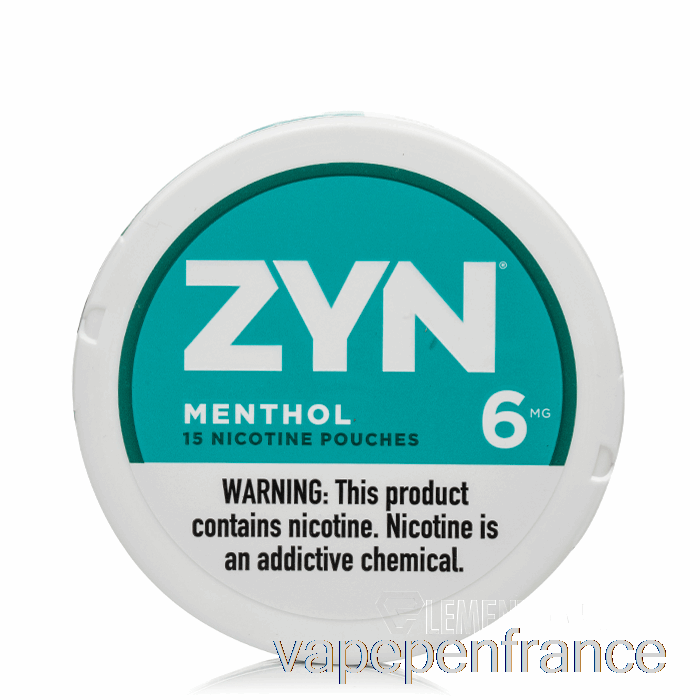 Sachets De Nicotine Zyn - Stylo Vape Menthol 6mg